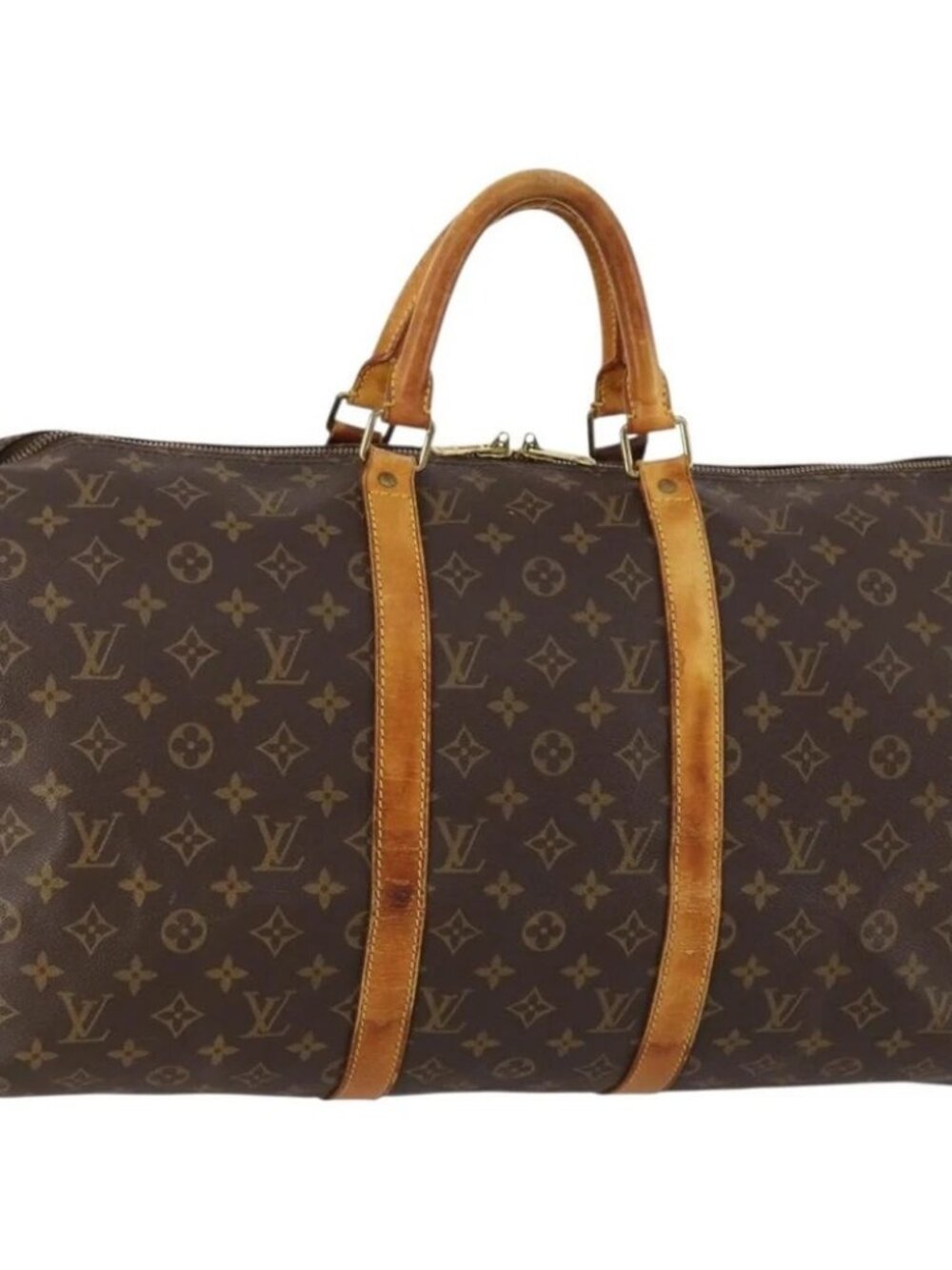 LOUIS VUITTON Monogram Keepall 50 Boston Bag